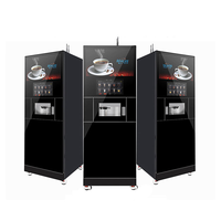 Máquina Expendedora de café de grano a taza al aire libre que funciona con monedas con sistema de pago de código QR