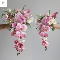 Bouquet de Mariée en Gros Style Cascade Goutte d'Eau pour Photographie de Mariage et Décoration Intérieure