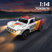 MJX 14211 1/14 Auto RC sin Escobillas 4WD de Alta Velocidad 80km/h, Vehículo de Control Remoto para Carretera, GPS, Cargador Metálico, Serie Hyper Go RTR