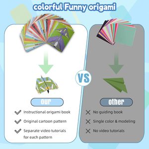 Kit <span class=keywords><strong>de</strong></span> <span class=keywords><strong>Aviones</strong></span> <span class=keywords><strong>de</strong></span> Papel <span class=keywords><strong>de</strong></span> Origami Coloridos para Niños con 16 Diseños Clásicos, <span class=keywords><strong>Manualidades</strong></span> Creativas <span class=keywords><strong>de</strong></span> Plegar y Volar para Niños Pequeños - Product Image 4