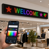 Letrero LED RGB P10 con Desplazamiento, Resistente al Agua IP65 para Exteriores, Tablero de Mensajes Programable con WiFi para Tiendas Minoristas