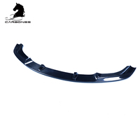 Lèvre avant 3D en fibre de carbone M Sport Performance Upgrade Tuning Body Kit Parts pour BMW F87 M2 2016-2021