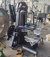 YG FITNESS YG-1057 Machine de musculation personnalisée à double fonction (extension et flexion des jambes assis) à charges guidées pour club de fitness