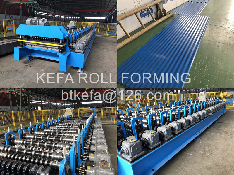 IBR and Corrugated double layer roof machine for South Africa