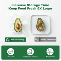 28*500cm Offre Spéciale sans BPA sac de scellage en plastique sous vide pochette d'emballage alimentaire PA PE sacs sous vide rouleau alimentaire sous vide