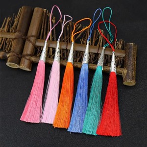 Facebook Traditional <b>Chinese</b> Tassel Pendant 12cm Long Pointed <b>Hat</b> Accessory For Hanfu Clothing Unisex Adult Classic Style - Product Image 1
