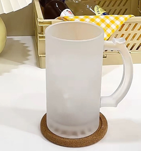 Custom Sublimation 16oz Beer Mug - Personalized Glass Mug, Promotional Gift for Events, Bars, Corporate Branding