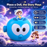 Boîte à histoires NFC pour enfants, garçons et filles, carte à puce pour écouter des contes, jouet éducatif rechargeable