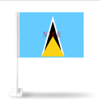 Drapeau de toit personnalisé pour voiture, motif Guam, en polyester, pour défilés, matchs sportifs et décorations de festivals nationaux – Vente en gros