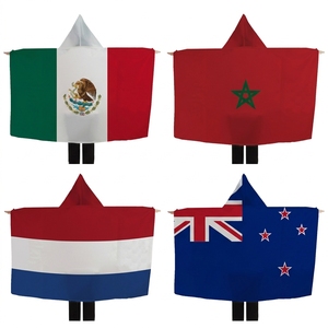 Capa de Fanático para Partido de Fútbol 2026 con Bandera Nacional y Logotipo Personalizado, Producción Rápida, Fabricante OEM Profesional - Product Image 5