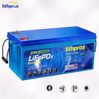 Batterie de traction lithium-ion 24V 300AH au phosphate de fer lithium, sûre et stable pour chariot élévateur contrepoids, certifiée CE UL, OEM ODM
