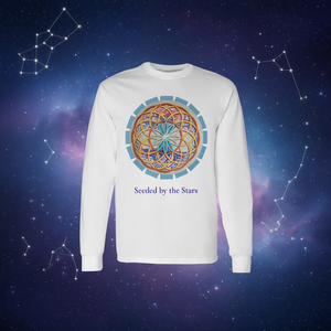 T-shirt à manches longues Seeded By The Stars Sacred Geometry Energy Design - Product Image 3