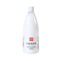 Gel acrylique brillant moyen, 1200ml, Transparent, lumière brillante