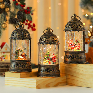 Christmas music box, gold-painted birdcage, <b>crystal</b> <b>ball</b>, Christmas gift, Christmas decoration, ornament for girlfriend or - Product Image 4