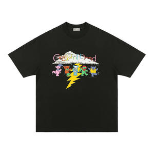 Venta caliente de alta calidad personalizado para hombre 100% algodón logotipo personalizado impresión de gran tamaño camiseta en blanco - Product Image 4