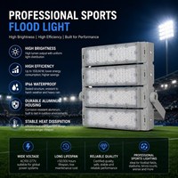 Luz LED para Campos de Fútbol de 50W-600W, Iluminación para Estadios Deportivos al Aire Libre