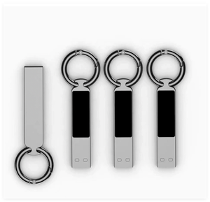 Clé USB promotionnelle élégante avec lumière LED colorée, clé USB flash en métal mince avec logo brillant, un cadeau idéal - Product Image 6