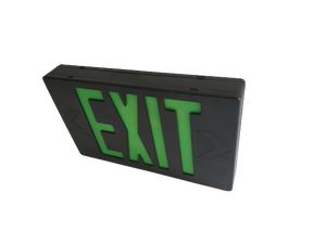 Alta calidad 120V 277V Mercado americano Carcasa negra Señal de salida de emergencia Luz LED - Product Image 2