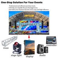 Écran LED couleur pleine gamme intérieur/extérieur P2 P2.5 P3.91 P4.81, écran publicitaire LED, panneau d'affichage numérique pour scène de concert