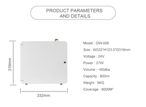 Inovação 2023 produtos Large Area Perfume Máquina HVAC Nebulizing Oil Difusor