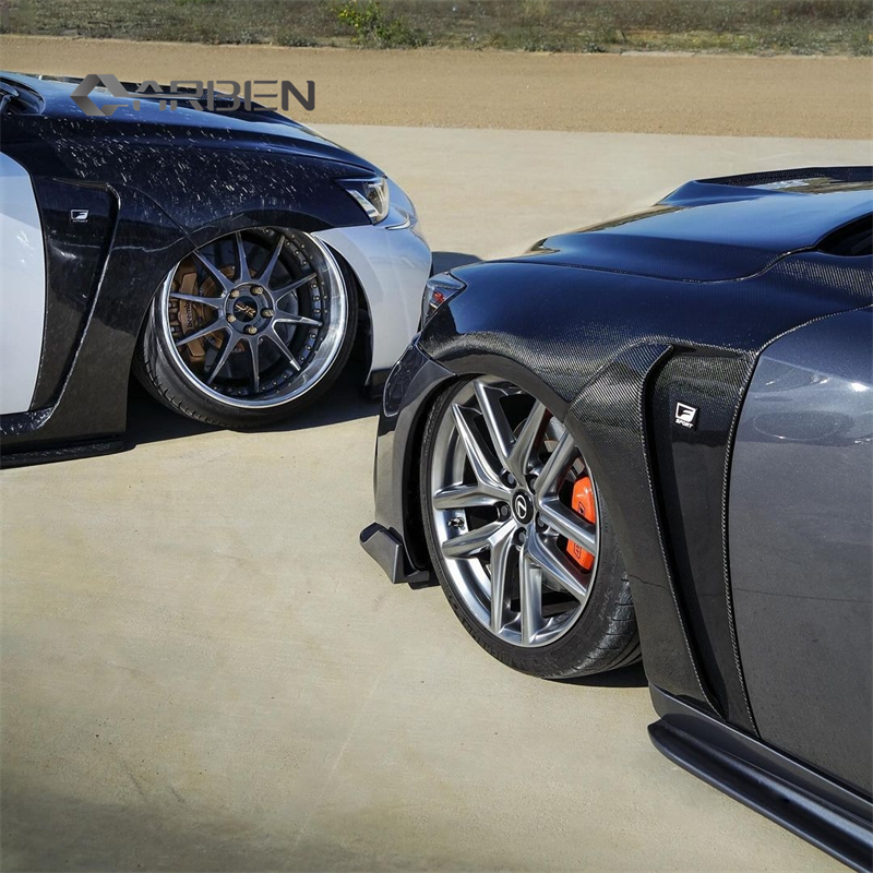 full front bumper and fender shield 2010 lexus is250