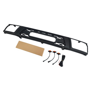Grille de style TRD pour Toyota 4Runner, en ABS, 1992-1995, avec 3 petits feux jaunes et faisceau de câblage - Product Image 3