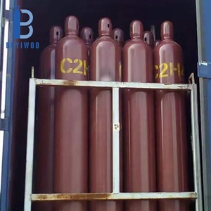 أسطوانات غاز الأسيتيلين C2H4 للحام الصناعي وفقًا لمعيار ISO3807 بأوزان 1 كجم و1.7 كجم و2.1 كجم و4.5 كجم و7.2 كجم و8.5 كجم مع حشوات خالية من الأسبستوس - Product Image 3