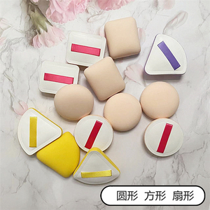 WELLFLYER Esponja de Maquillaje Grande Personalizada, Herramientas de Maquillaje de Algodón Puro, Verde, Amarillo, Cosmético, Polvo, <span class=keywords><strong>Precio</strong></span> de Fábrica, - Product Image 4