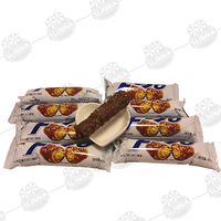 Venta al por mayor Halal deliciosa barra de chocolate crujiente frutos secos galletas cacahuetes merienda dulce sabor inflado niños dulces a granel caja de embalaje