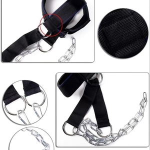 Casquette d'entraînement pour le cou pour la boxe et le combat avec poids en chaîne, équipement de fitness, taille adulte, noir - Product Image 4