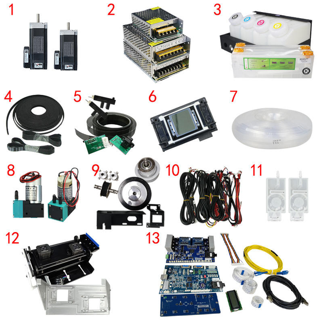 LETOP Kit XP600 Double Head Conversion Kit XP600 Without Printhead Other Machine Tools Accessories Machinery and Spare Parts