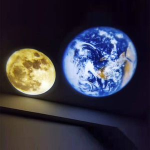 LED Rainbow Night Light earth moon USB Lamp proiettore per camera da letto Home Decor Mood Lamp soggiorno Wall Photography Neon Light - Product Image 3
