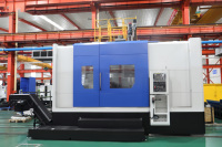 Tour vertical CNC à broche unique robuste DL GVL1600 à 2 axes avec commande Fanuc pour le tournage de brides et d'obturateurs hétéromorphes