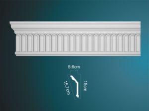 Panneau mural de moulage d'angle de sculpture 3D à haute densité de Guangdong beau style européen classique pour le panneau mural artistique d'hôtel - Product Image 2