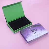 Boîte à cartes de crédit magnétique mince en papier avec impression de logo personnalisée, cadeau magnétique, porte-cartes de crédit, emballage magnétique VIP