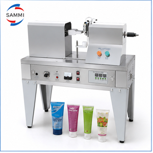 Scelleuse de tubes industrielle semi-automatique à ultrasons, scelleuse de flexibles pneumatique pour la crème cosmétique et les soins de la peau - Product Image 1