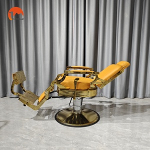 Sillón <span class=keywords><strong>de</strong></span> Peluquería <span class=keywords><strong>de</strong></span> Cuero Amarillo <span class=keywords><strong>de</strong></span> Lujo, Mueble <span class=keywords><strong>de</strong></span> Belleza Resistente, Silla <span class=keywords><strong>de</strong></span> Estilista para Salón <span class=keywords><strong>de</strong></span> Belleza - Product Image 5