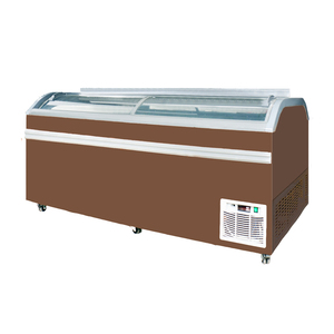 Tủ Đông Tủ Lạnh Trưng Bày Sâu Ngực Cửa Trượt Kính Cong Thương Mại Hàng Đầu - Product Image 2