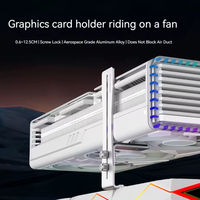 Support de carte graphique pour ordinateur, résistant à l'usure, petit support fixe pour GPU, résistant à la rouille, support de carte vidéo pour l'assemblage d'ordinateur DIY
