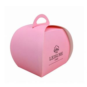 Caja de Papel para Pastel con Asa, Impresión Personalizada, Apta para Alimentos - Product Image 2