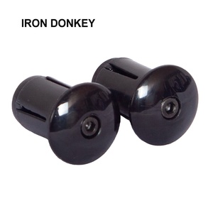Embouts de guidon de vélo IRONDONKEY en <span class=keywords><strong>carbone</strong></span>/EVA, embouts réglables extensibles avec verrouillage - Product Image 1