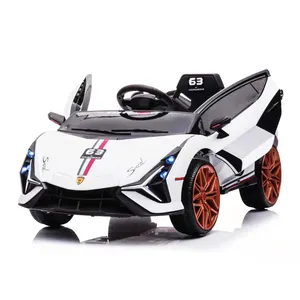 Lambo Swing Car Ride-On Toy Kids Electric mit Schaukel funktion Exotisches Auto Kinderspiel zeug Elektro bagger