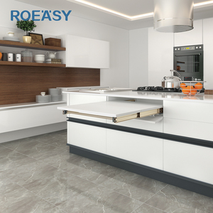 ROEASY Table à tiroirs de cuisine en aluminium pliable, design moderne, fonctionnelle, avec glissière <span class=keywords><strong>invisible</strong></span> - Product Image 5
