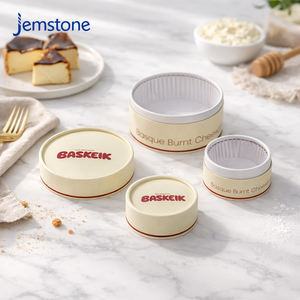 Emballage personnalisé en tube de papier kraft de qualité alimentaire recyclable pour gâteaux et desserts, boîte cylindrique en carton de luxe, conteneur pour cheesecake - Product Image 6