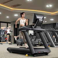 YUNPAO - Caminadora Profesional para Gimnasio, Equipo de Cardio, Caminadora Comercial con Pantalla Táctil LCD