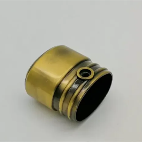 Coffin Casket Hardware Accessories Funeral Decoration Ornaments Antique Copper Pipe Metal End Cap for Steel Tube Bar
