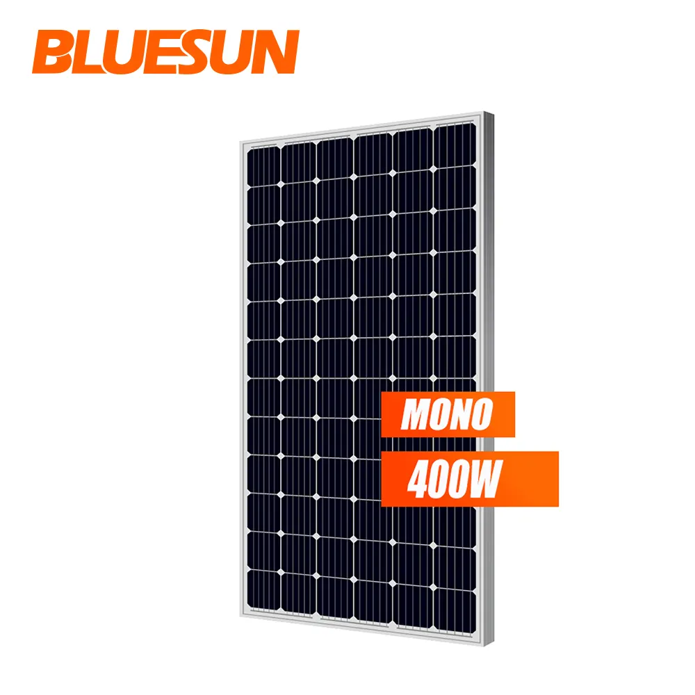 Cheap bluesun 24v mono solar panel malaysia price 360w 380w 390w 400w manufacturing equipment