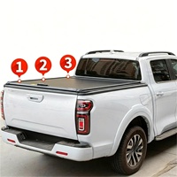 Couverture de benne électrique rétractable en aluminium de haute qualité pour pick-up 6,75 pi et 8 pi