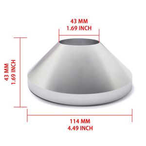 Cône de centrage manuel en aluminium de grande taille pour démonte-pneus, diamètre 114*43mm, outil automobile, accessoires pour roues/pneus de voiture pour ouverture de moyeu de 4,4 pouces - Product Image 5