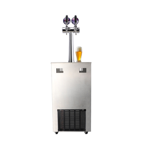Fabricant de kegerator de bière pression en acier inoxydable à 2 robinets, distributeur de tour de refroidissement pour les fêtes - Product Image 1